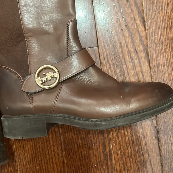 Coach Walnut Brown Ricki Riding Boot size 5.5 - Picture 10 of 11